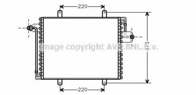 AVA QUALITY COOLING rt5195 -  Конденсатор, кондиционер
